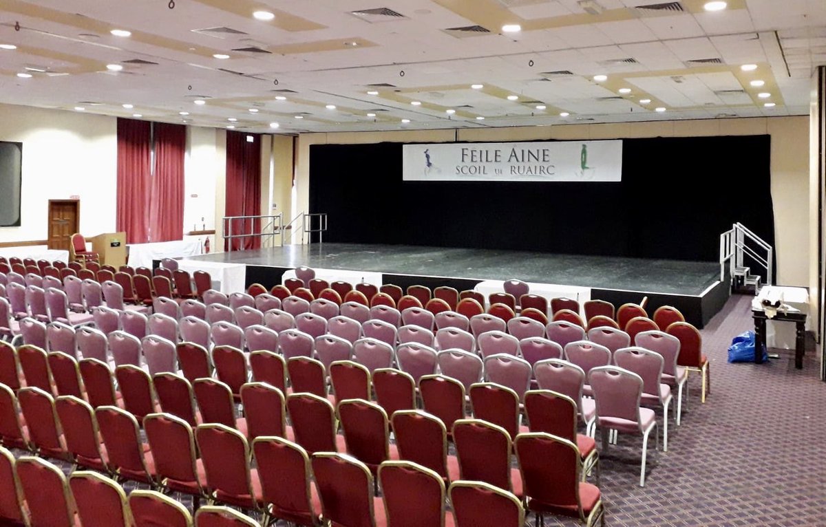 IdcContracts's tweet photo. Good luck to all involved this weekend at Feis Aine, South Court Hotel, Limerick. 
#feisaine Castle Stage Hire https://t.co/wE1SdnYIYn