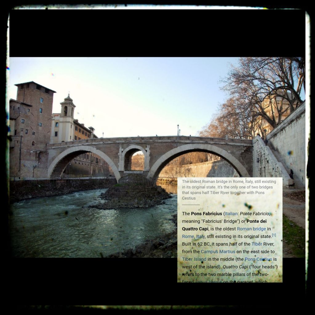 Roman bridge in Britain...built 62BC
