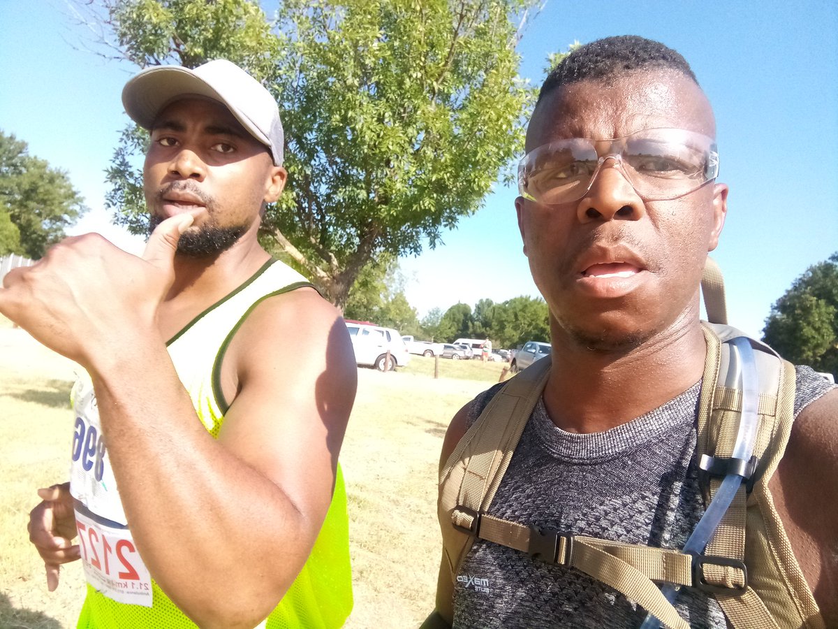 AbutiJabu's tweet photo. @SasolSA Marathon done and dusted beat my previous time.

Time: 2h10min
Km's: 21km

#SasolMarathon https://t.co/gpL7KPaBfD