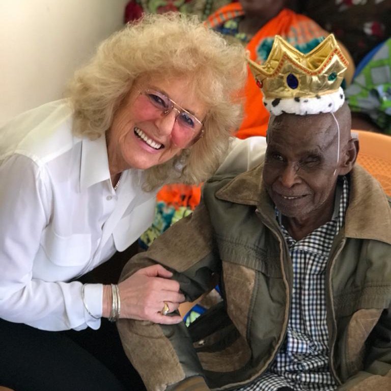 IOWDInc's tweet photo. Celebrating the 100th birthday of our friend and genocide survivor Paul! A beautiful day celebrating the life of a beautiful human being!! #IOWD #globalhealth #globalcommunity #givingback https://t.co/f5QdJyJhsC