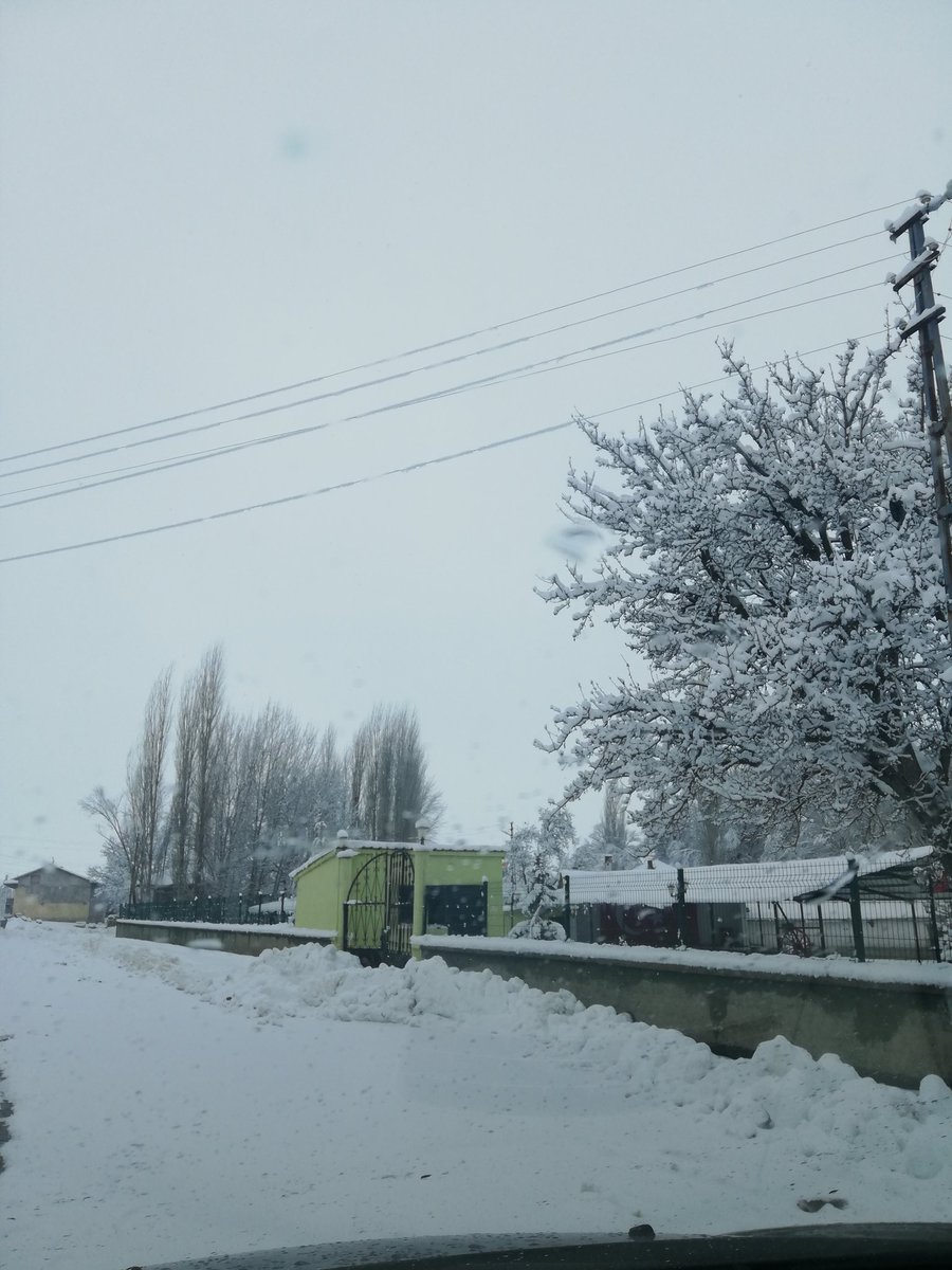 Memleketten kar manzaraları