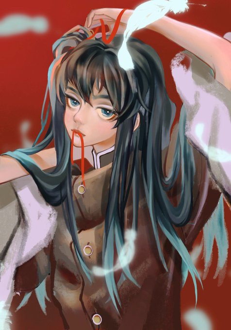 艾達✨エータさんがTwitterに投稿した時透無一郎(鬼滅の刃)のイラスト。