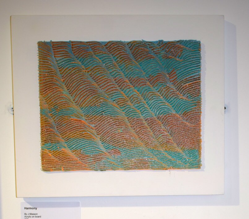 Harmony abstract painting in high relief