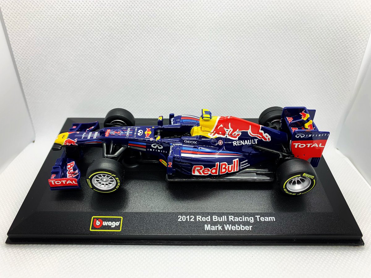 VrfRus's tweet photo. 2012 Red Bull Racing Team Mark Webber 1:32 BBURAGO
#f1 #formula1 #car #toy #f12012 #2012 #red #bull #racing #team #redbull #redbullracing #redbullracingteam #redbullracingf1 #mark #webber #markwebber #2 #132scale #bburago @bburago_collezione #total #papajohns #casio #pirreli https://t.co/brtjrwrHHb