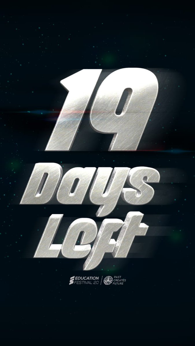 Edufest tinggal 19 hari lagi nih..
Ayo segera daftarkan dirimu dan bersiaplah untuk bersaing dengan  peserta lain.....

#MovingForward 
#pastcreatesfuture