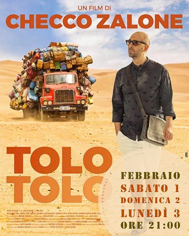 🎥 TOLO TOLO di @checcozalone 📆 questo #weekend all’Ariston!

#cinema #castelnuovorangone #terredicastelli #modena #modenaedintorni #modena_dintorni #modenaprovincia #provinciadimodena #comesuperareilweekend  #tolotolo #checcozalone