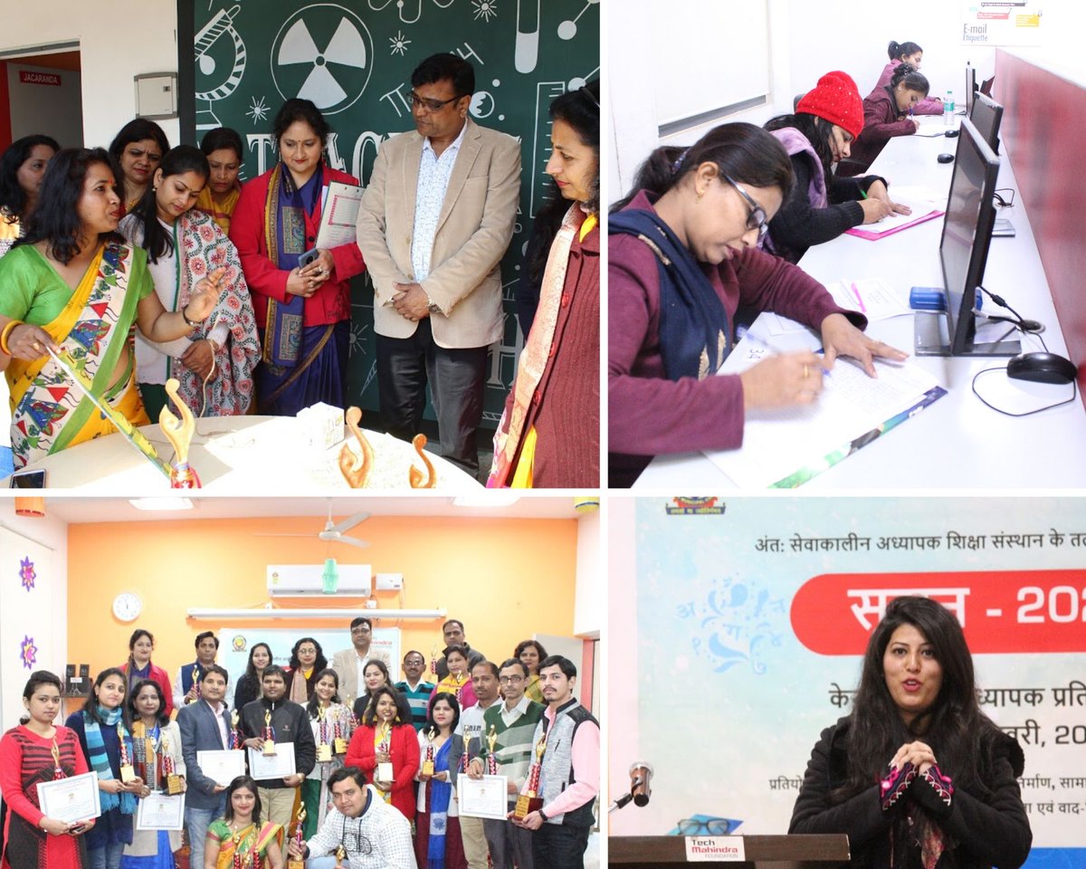 techmahindracsr's tweet photo. Sharing moments from Srijan-2020, an initiative to invite ideas from #EDMC school teachers &amp; showcase their creativity. It was held at our #ITEI-EDMC campus &amp; more than 150 teachers participated in the event
#TechMahindraCSR #RiseforGood #CreatingHappierClassrooms #education https://t.co/oWQS8OAbHv