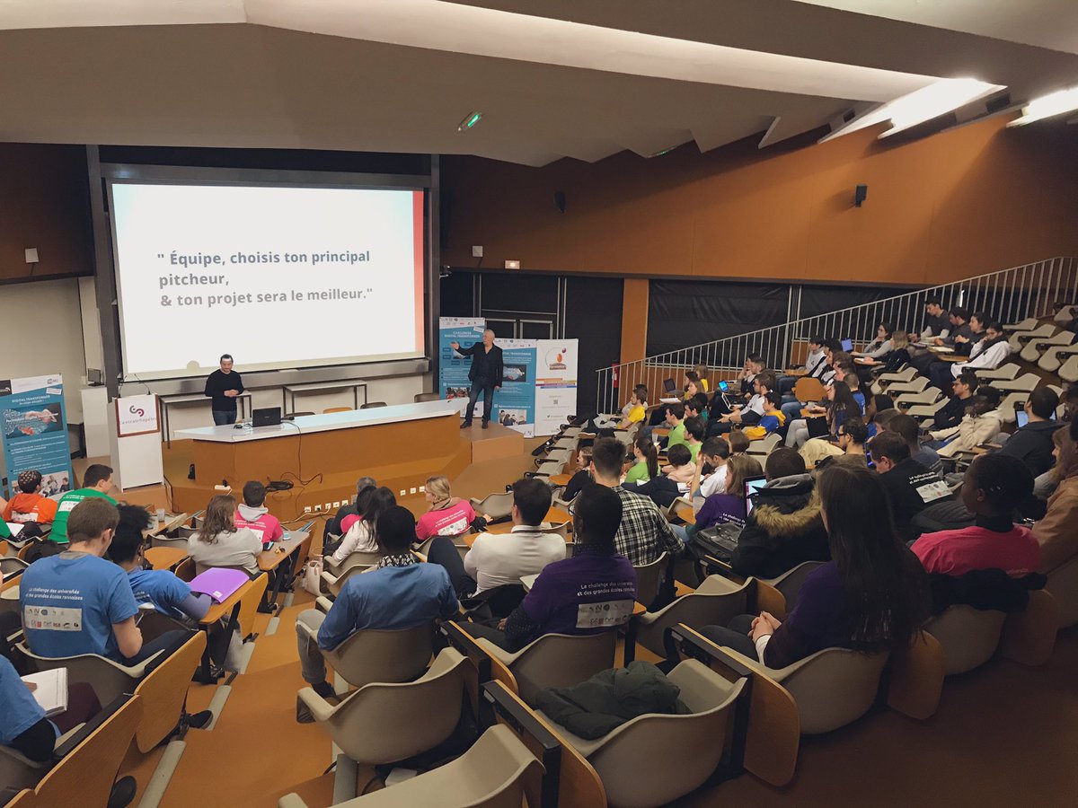 Merci à toute l’équipe de <a href="/L_Quatreboeufs/">Laure Quatreboeufs</a> de la <a href="/DTRennes/">Digital Transformer</a> ! À vos pitchs ! 😉#CTD2020 #prisedeparole #rennes