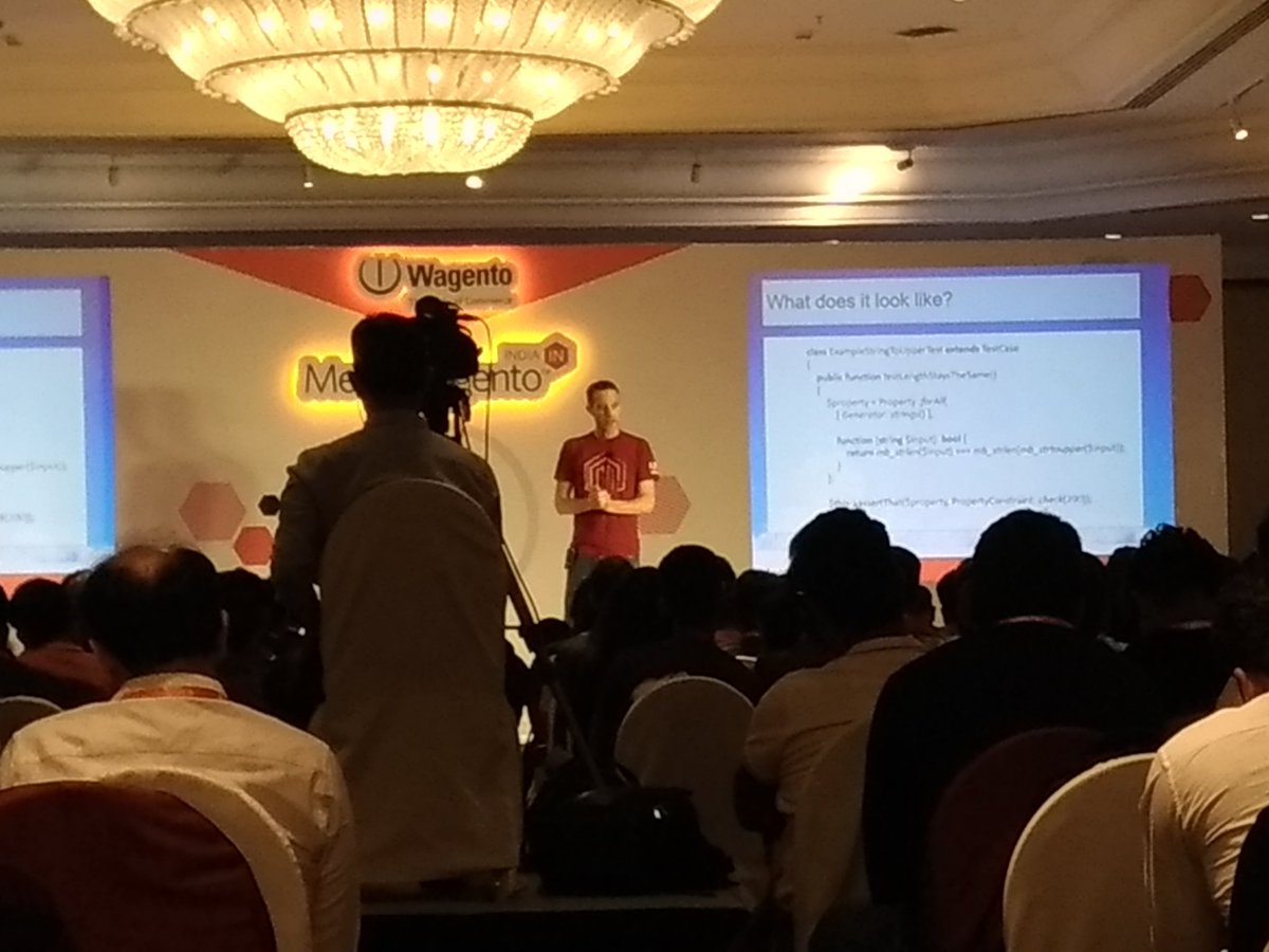 lrysoft's tweet photo. Test framework session in progress by @VinaiKopp #MM20IN #adobe #magento https://t.co/doFbGNFClM