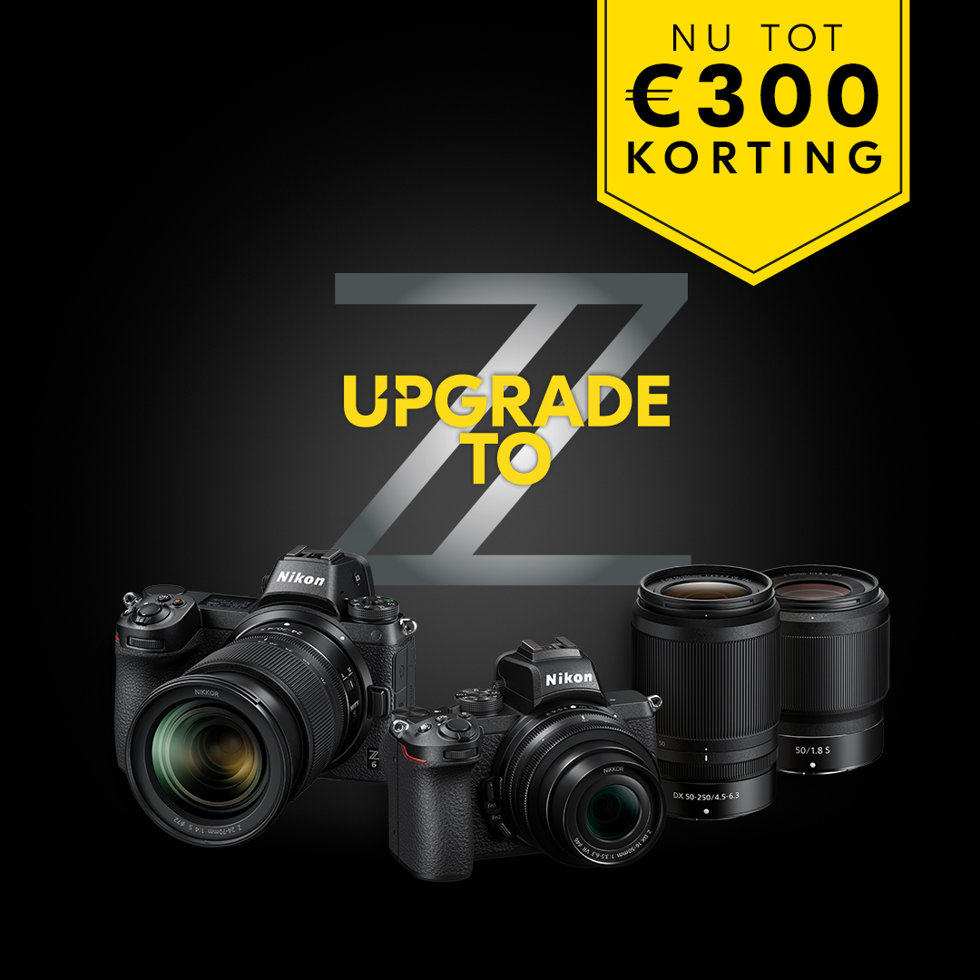 Kies jij voor onze mirrorless Z-series? Schaf nu een geselecteerd Z-series product aan bij een Nikon dealer en ontvang direct tot € 300 korting!