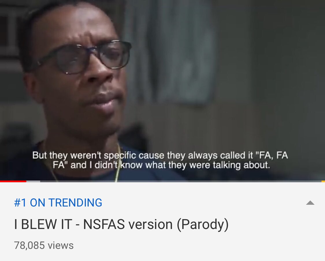 SkitsBySphe's tweet image. My video is trending at number 1 on YouTube 🇿🇦🥇 watch here youtu.be/Jp2yGSHDK20
