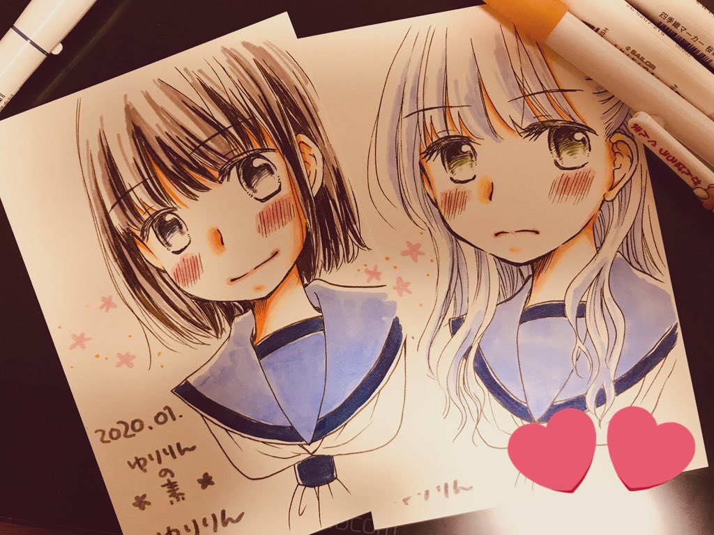 こちらのポストカードサイズの手描きイラストも頒布しますのでよろしくお願いします…! 