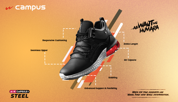 campus shoes air capsule