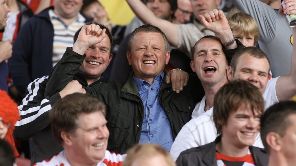 SheffieldUnited's tweet photo. In the away end at Selhurst in 2009, now he’s leading us to heights we could have never imagined 💫

Chris Wilder, one of our own 👑 https://t.co/n91MYZJGl5