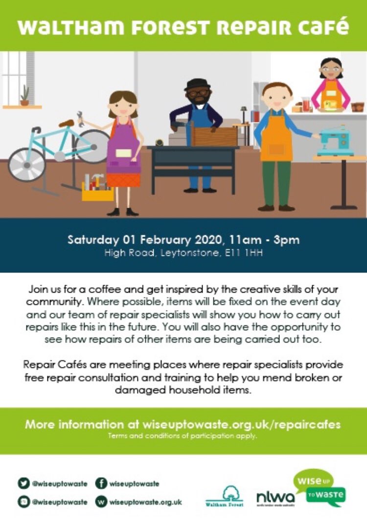Today join the <a href="/wornwell_uk/">Worn Well</a> team for an afternoon of skill share and clothes repair in East London. 👍💚