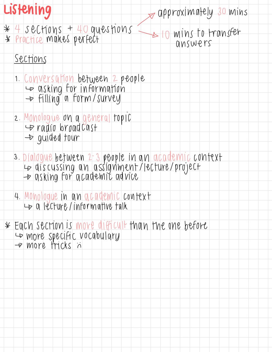 penkontalok's tweet photo. แจกค่า เป็น structure ข้อสอบ IELTS ว่าแต่ละพาร์ทจะใช้เวลาเท่าไหร่อะไรยังไง แต่ละเซคชั่นในพาร์ทนั้นๆจะออกอะไรบ้าง เราต้องทำอะไร มี assessment ด้วยว่าเค้าจะเช็คเราตรงไหนบ้าง หวังว่าจะมีประโยชน์นะคะ 😊 https://t.co/3JcAX8pVzC