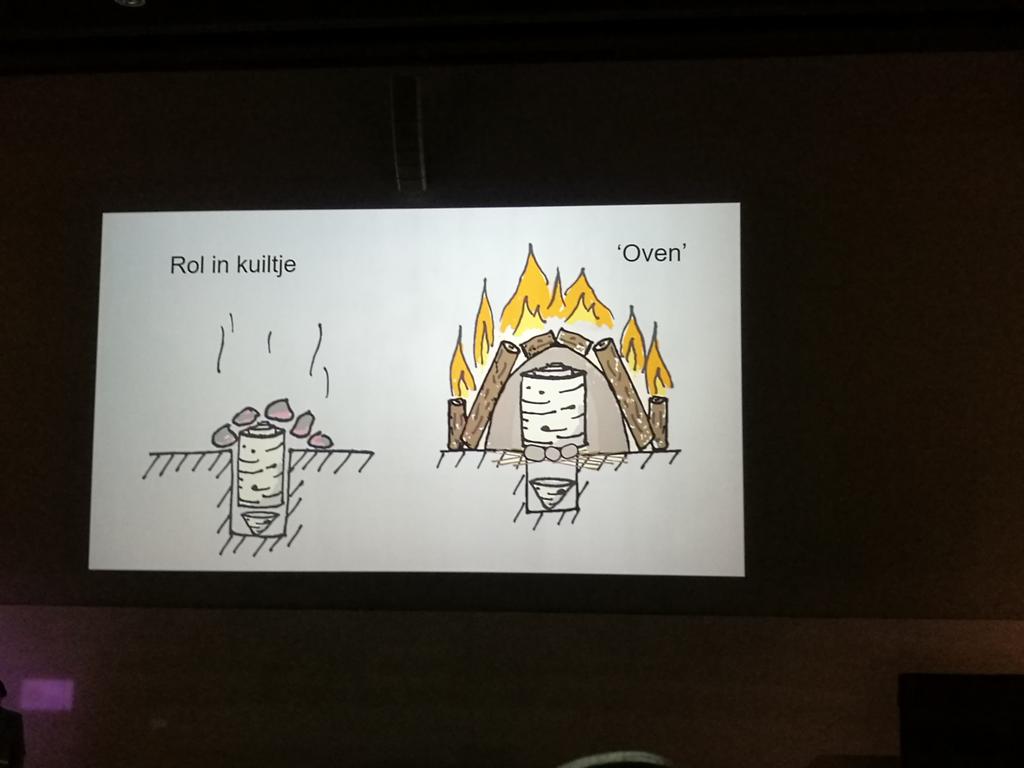 Neanderthalers waren de eersten die distilleerden! Zij maakten lijm door berkenhars te distilleren... #steentijddag #distilleren