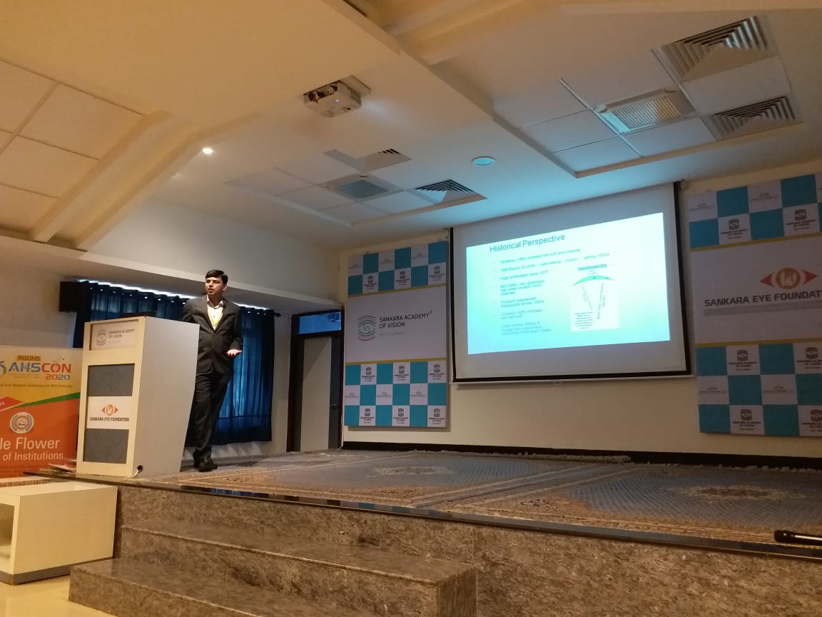 AHSConOfficial's tweet photo. Optometry workshops by Nirmal Debnath and Prof. Diwakar Rao at Sankara Eye Hospital. #AHSCon2020 https://t.co/0gfAbC6MAr