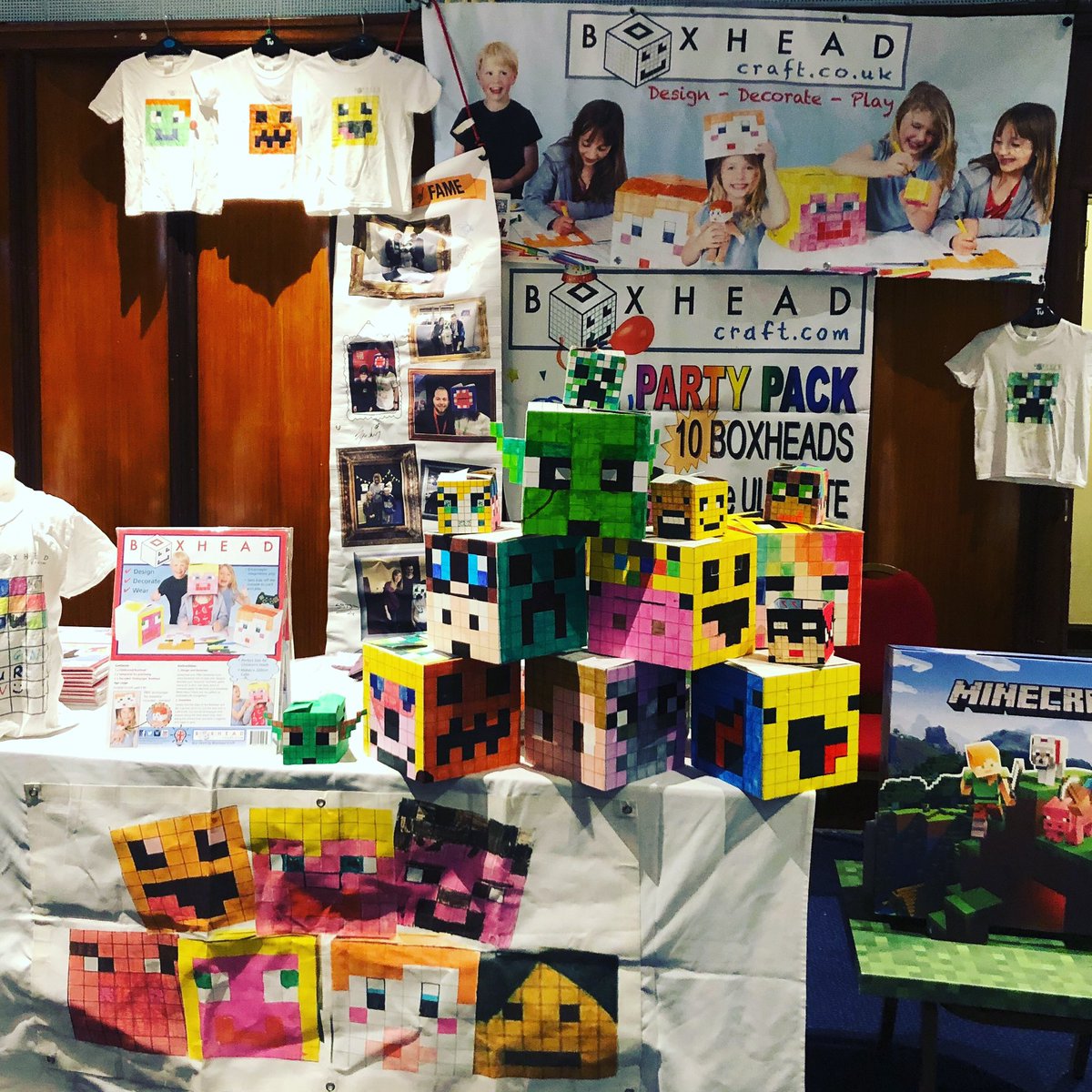 boxhead_craft's tweet image. First show of 2020 #GuildhallGamesFest #Portsmouth