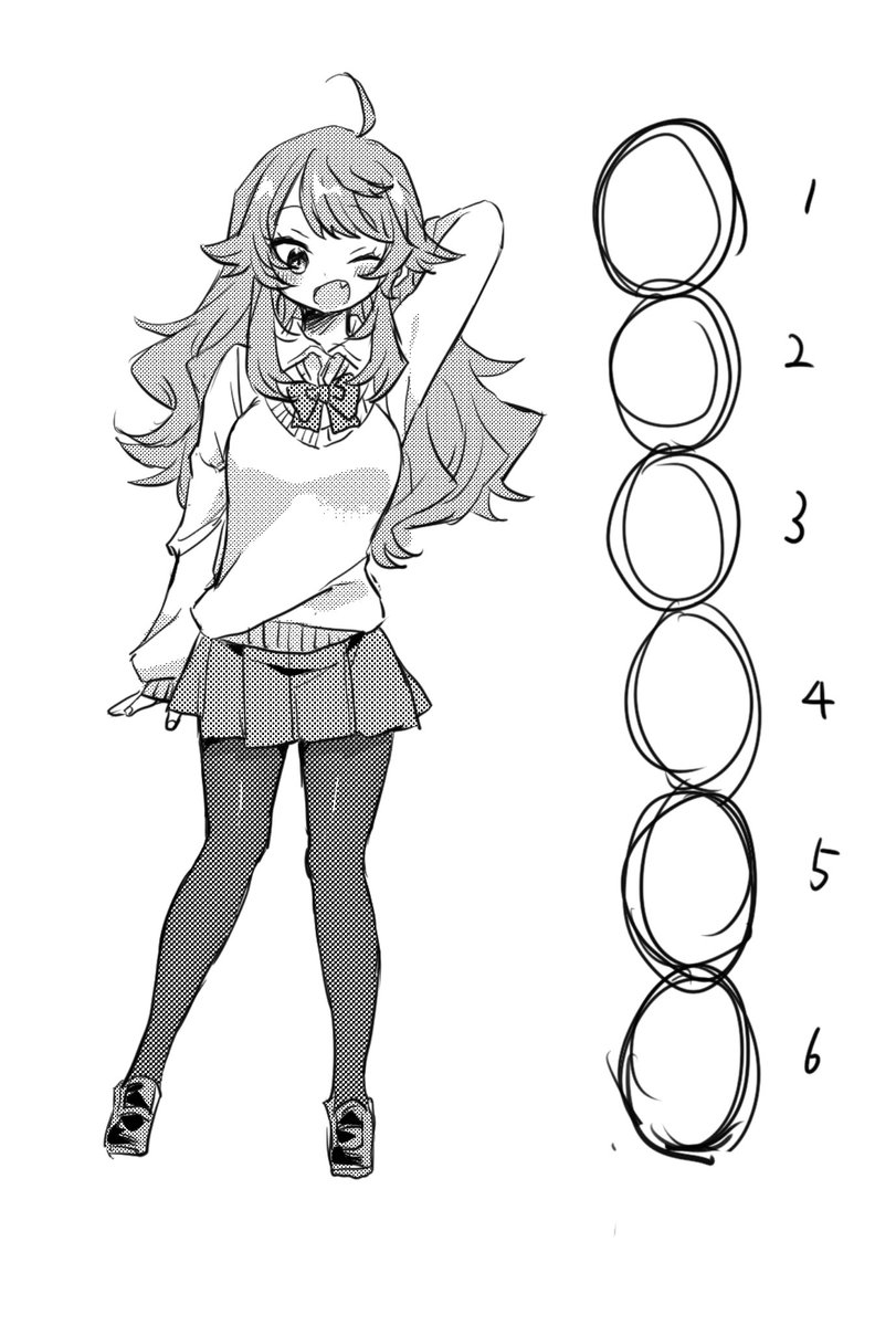 これは6等身くらいにしてみたらなちゃん 