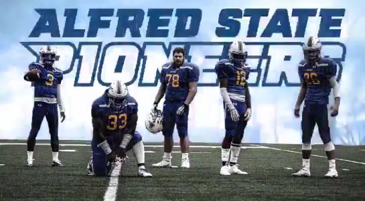 Truly Blessed To Say I Have Recieved An Offer From Alfred State College 💙💛#GOPIONEERS @ALFREDSTATEFB @Coachditullio1 @TheLehmanLions