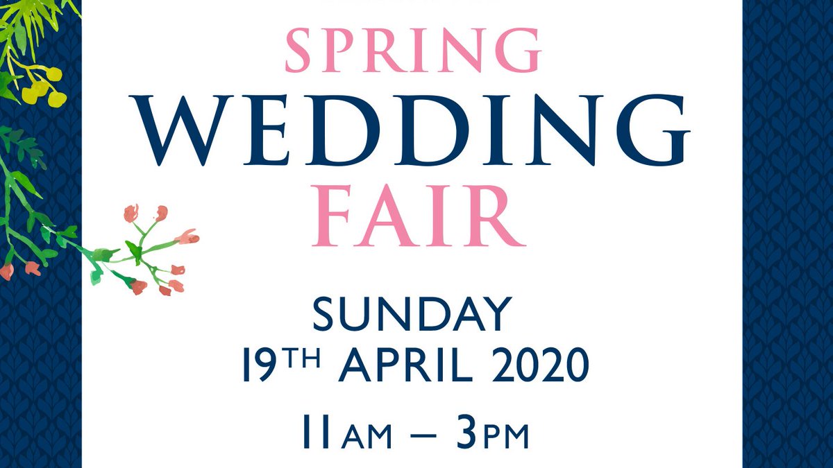 RoomsRoyal's tweet photo. Getting married? (or thinking of proposing on Valentines Day?)...

Then you can't afford to miss our #Spring Wedding Fair on Sunday 19th April.

Pop the date in your diary! https://t.co/uJ02twuWIW