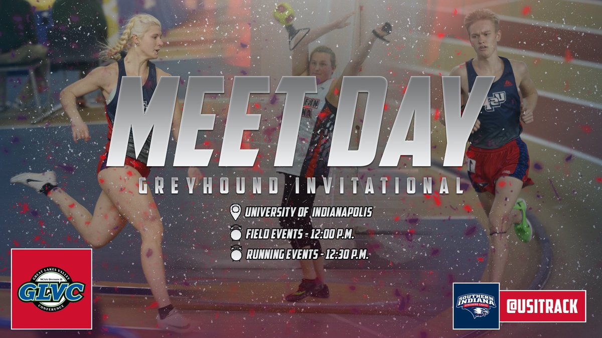 USItrack's tweet photo. It’s meet day! Screaming Eagles invade Indianapolis for the Greyhound Invite! 🦅 #GoUSIEagles #USITF https://t.co/ZhQqplweYy