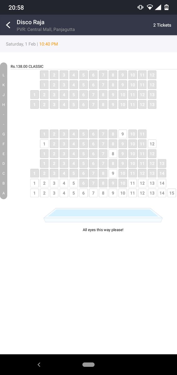 Thottupaaruda's tweet photo. House full night Shows in Hyderabad!
#DiscoRaja #discoHIT #peopleblockbuster #Blockbuster #FreakingBlockBuster
@itsRamTalluri @RaviTeja_offl @Dir_Vi_Anand @DiscoRajaFilm @TanyaHope_offl
@NabhaNatesh
@vennelakishore @starlingpayal https://t.co/yk0xzeL3Bj