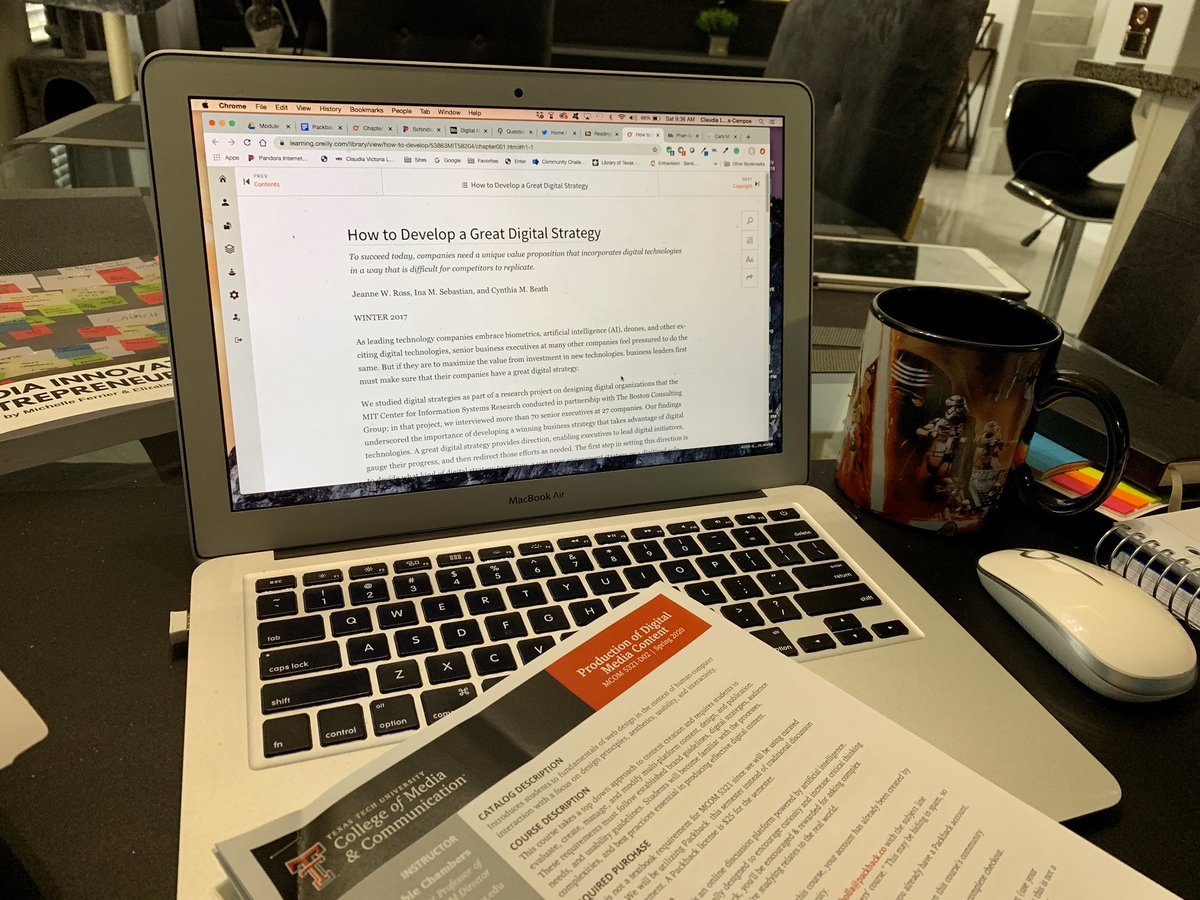 ClaudiaVLemus's tweet photo. “Companies need a unique value proposition that incorporates digital technologies in a way that is difficult for competitors to replicate,” Ross, Sebastian & Beath (2017) #TTUMCOM #DigitalMarketing https://t.co/uhUWJfwvWI