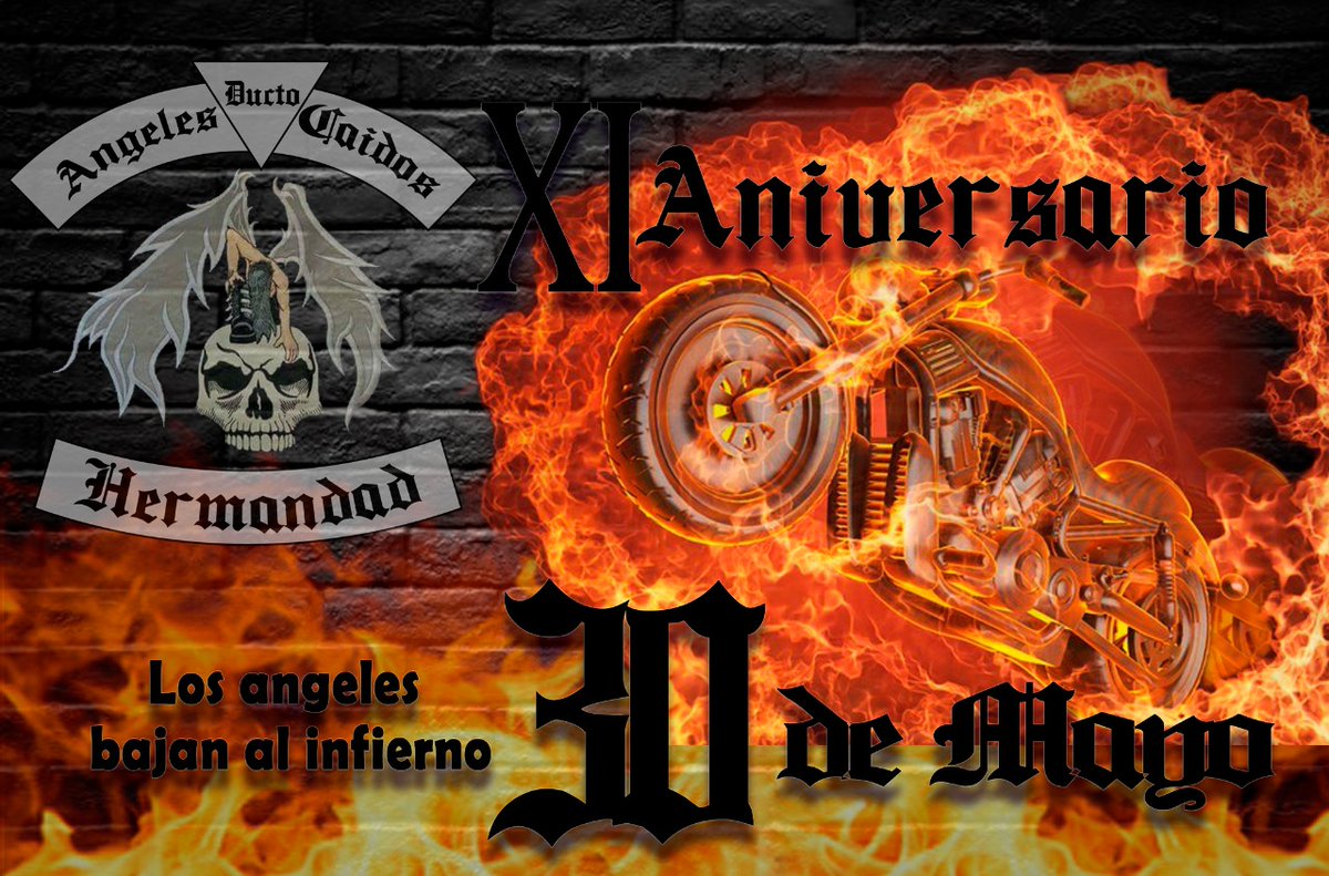 SSInformaticaX1's tweet photo. Seguimos trabajando con #AngelesDuctoCaidos Moto Club. En su 11° Aniversario y promoviendo este gran evento donde todo Leon Gto. Esta invitado. 
#EventosLeon https://t.co/uqhKLlFXCM