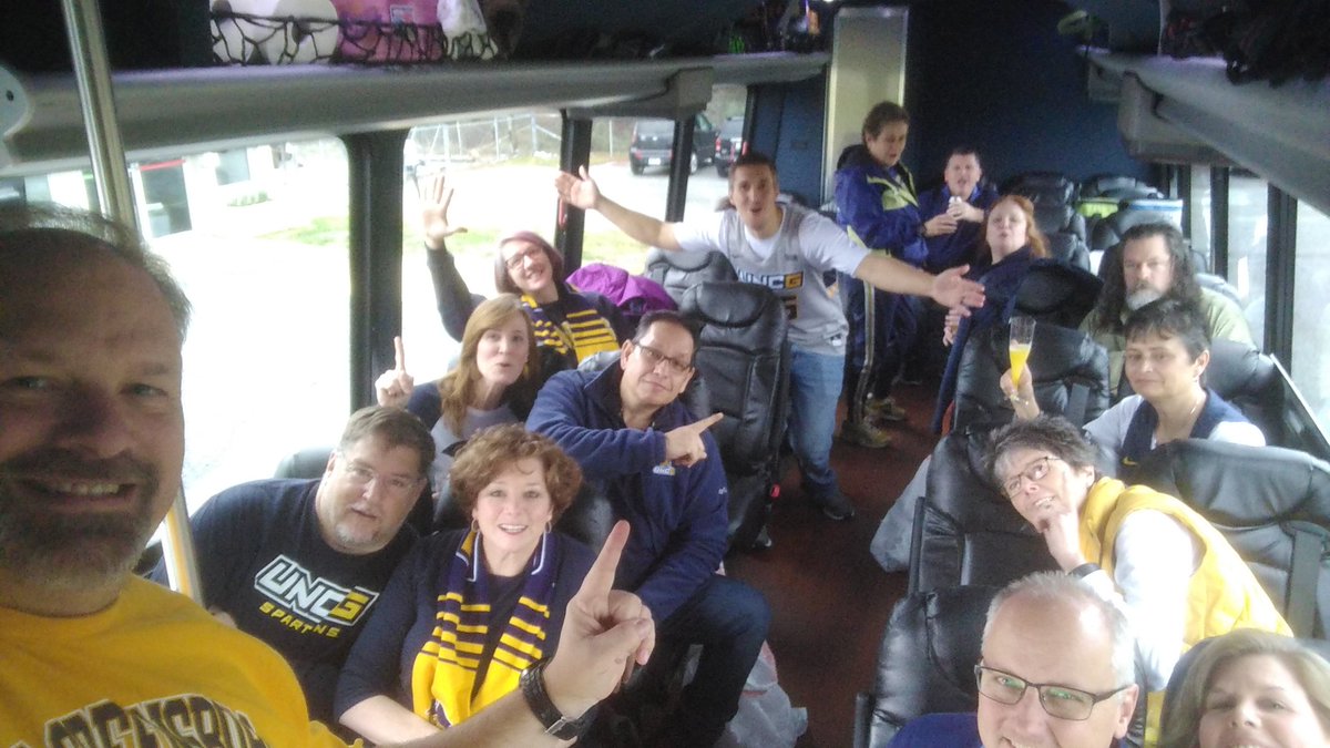 uncghoops's tweet photo. Party Bus is leaving Greensboro.
@UNCGBasketball at @ETSU_MBB ... Here we come!
#letsgog #unghoops https://t.co/e3WghkPDQG