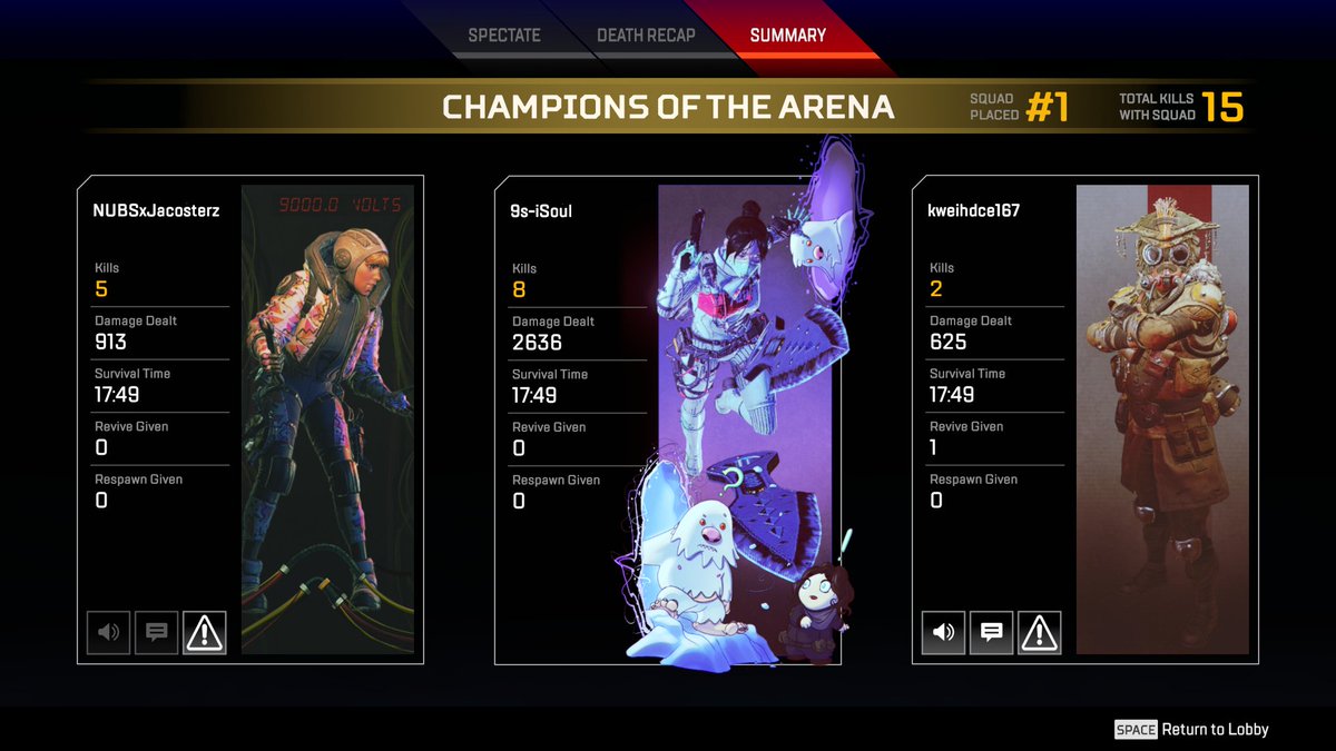 TheNinesEsports's tweet photo. 2636 Damage Dealt! Well done @iSoul_Official https://t.co/t4IjKetXaw