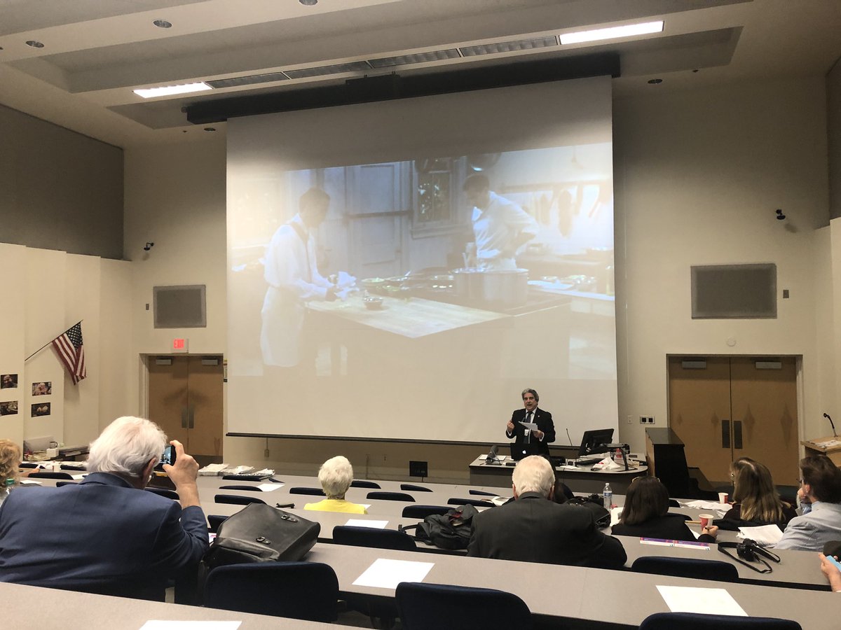 Coinzoeu's tweet photo. Anthony @Tamburri presenting on Italian American codeswitching in cinema at the symposium "Italy in Transit." @FAUItalian https://t.co/nP3OwyNp47