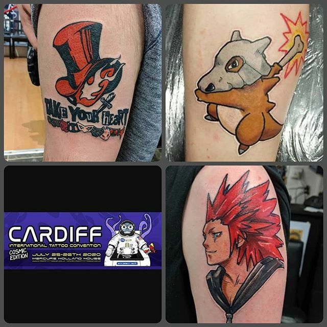 CardiffTattoo's tweet photo. David Monksfield from Ministry of ink, Farnham loves to tattoo things gaming related, anime/manga/kawaii and neo-traditional and he'll be joining us at this year's show! Check out his colourful creations! 
@monkhouse_tattooer 
#cardifftattoocon #2020 #co… https://t.co/OZp3pYdQzD https://t.co/gUf0sXbRxk