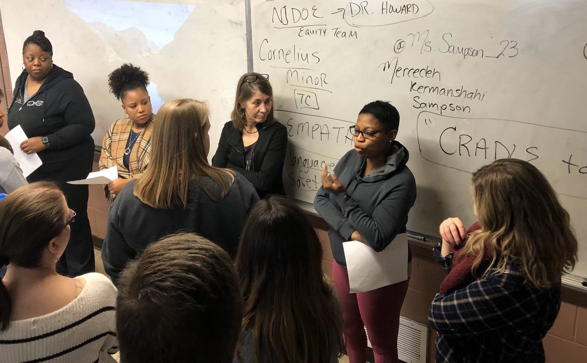 Dr. Orange @kellyelementarywo teacher speaking truths, leading good, tough, and necessary conversations on equity as an <a href="/EdCampBlitz/">EdCampBlitz</a> participant. #classroomleaders <a href="/woschools/">West Orange Schools</a>
