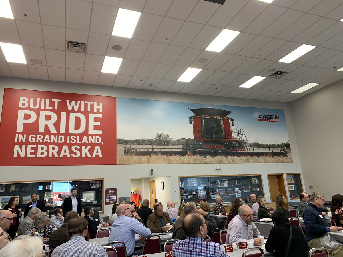 NeLEADalumni's tweet photo. The LEAD Alumni conference started this morning in Grand Island. Lots of good speakers, topics,and tours. https://t.co/HHVXB25SgY