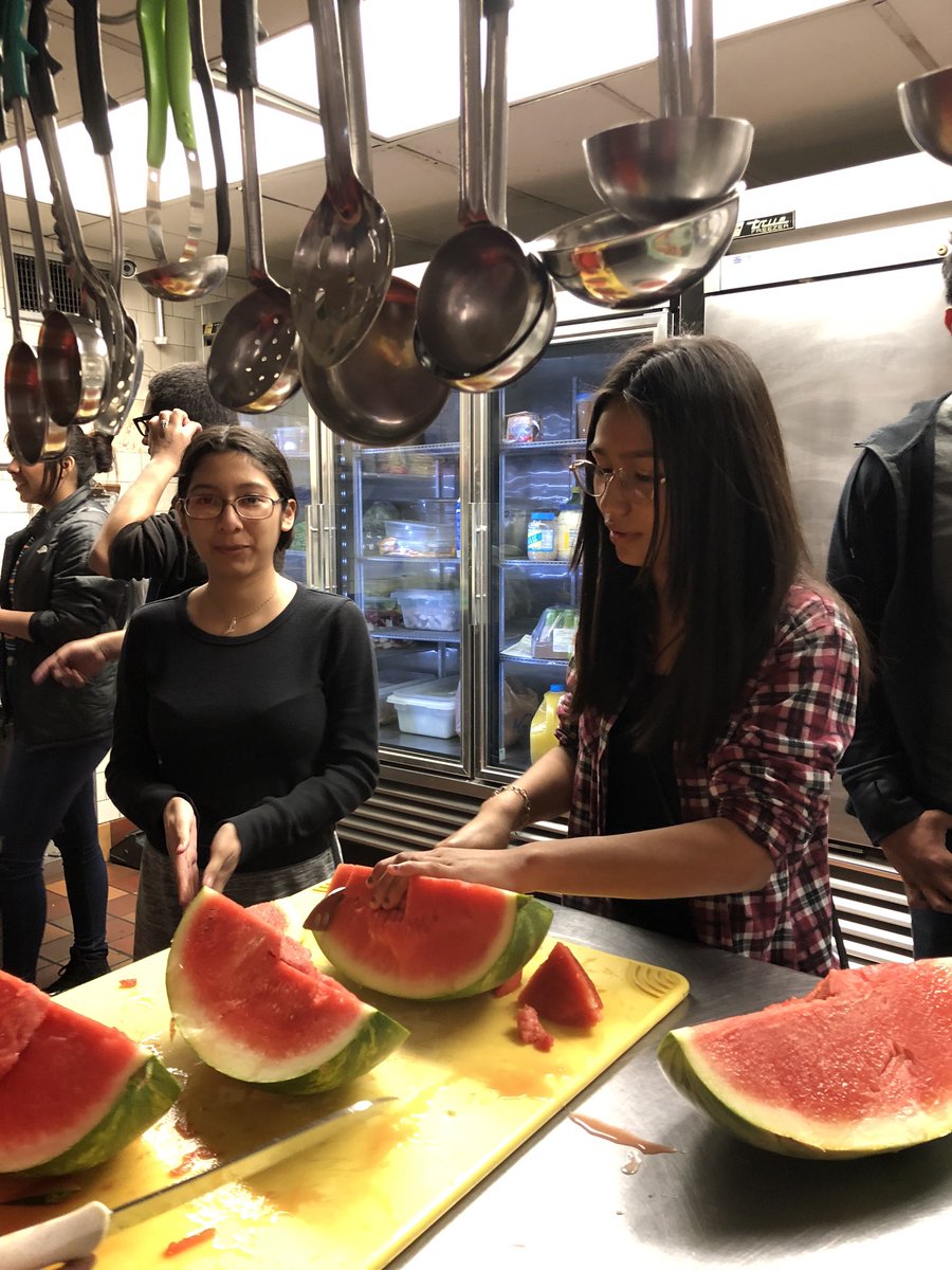 MVPNHS's tweet photo. MVP students cooking up a lunch for the residents of the Turning Point Center in Spring Branch. @northbrookhigh https://t.co/M35EpdQtbT
