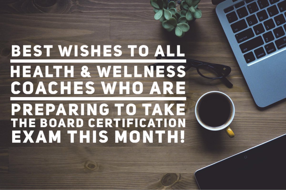 The Board Certification Exam for Health & Wellness Coaches takes place this month. We have more than 1,000 health & wellness coaches sitting for in at Prometric Centers across the country. We wish everyone a great outcome.