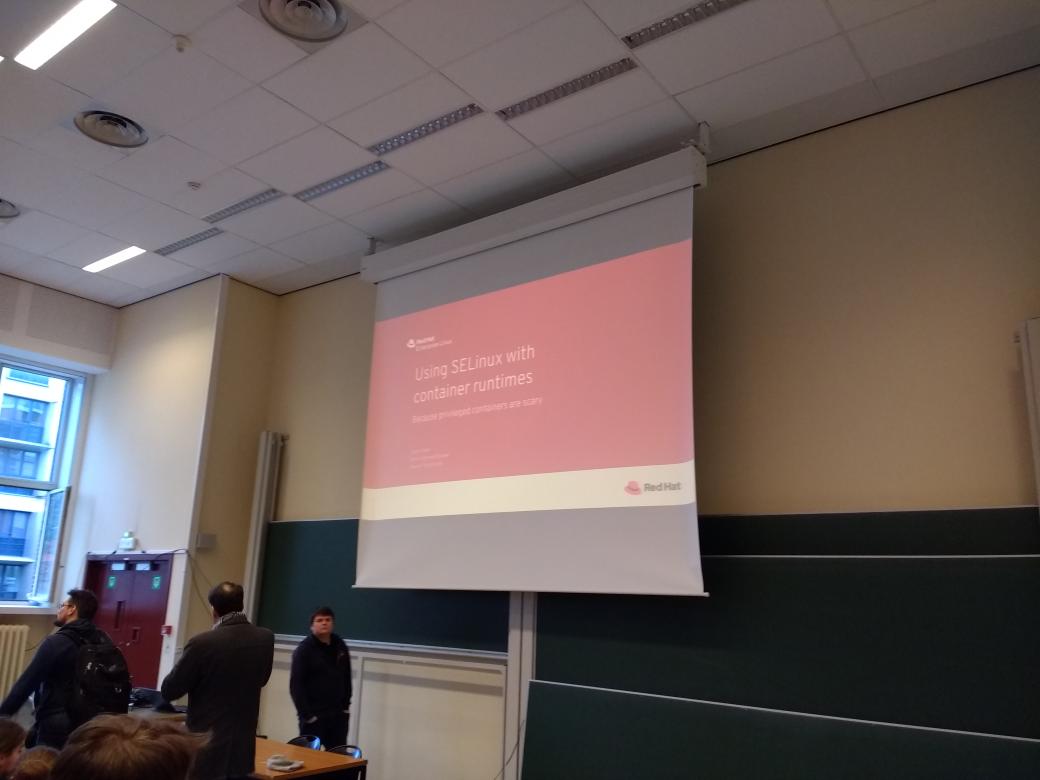 Did somebody say SELinux? #FOSDEM