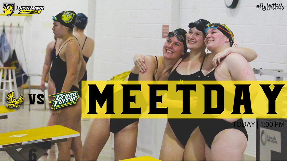 BMCathletics's tweet photo. All smiles for today's meet vs McDaniel today at 1:00 PM 🦉🏊‍♀️✨ #GoOwls #BMCswim #NCAAd3 https://t.co/RCo2dhIG84