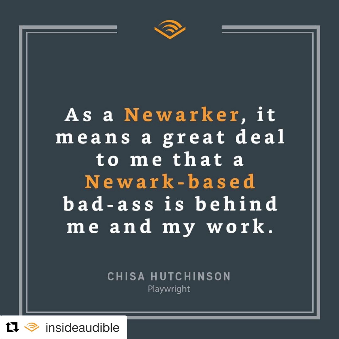 What do <a href="/audible_com/">Audible</a> &amp; <a href="/chisahutchinson/">Chisa Hutchinson</a>, playwright of PROOF OF LOVE, have in common? They're both from Newark! Performed by Brenda Pressley, PROOF OF LOVE was #AudibleTheater's inaugural live production from the Emerging Playwright program. Take a listen: adbl.co/2GrkcXp
