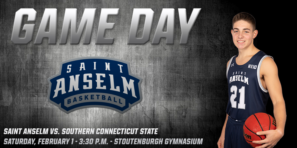 STAHawks's tweet photo. .@SaintAnselm rounds out its Saturday afternoon #NE10EMBRACE doubleheader with the @STAHawksMBB team battling Southern Conn. St. at 3:30 p.m.! Follow along here: https://t.co/H7KqHsT0vT https://t.co/j3PwW0jNku