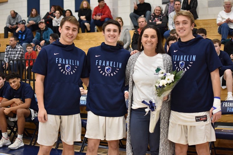 Thank you <a href="/_FHSBasketball/">FHS Basketball</a> Seniors for making the past 4 years so much fun! Congratulations on all you have accomplished, but you aren’t done yet!! Thanks <a href="/fhsboysbball/">FHS Boys Basketball</a> boosters 💐 🏀