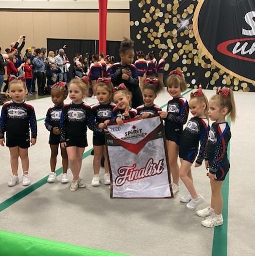 CheerChallenge1's tweet photo. Great way to start the comp!  Finalists little sizzles! Great job, lets keep it going! https://t.co/ETuQdFlkuM