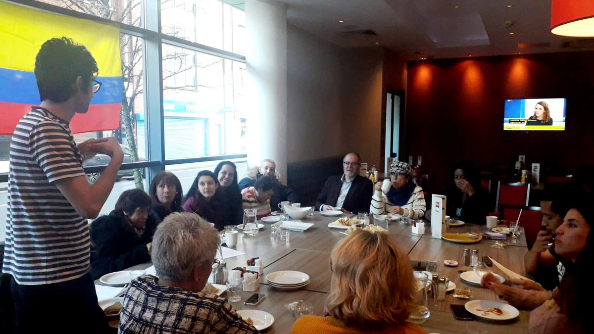 BeyondSkin's tweet photo. Fabuloso ! 
The first gathering of Colombian Disapora in #NorthernIreland 
https://t.co/BcGnlo488a 
Thanks to our friends at IBIS Belfast  for being wonderful hosts.
"Somos semillas, juntos crecemos"
#FUTyoURES https://t.co/oaSezrh4tq