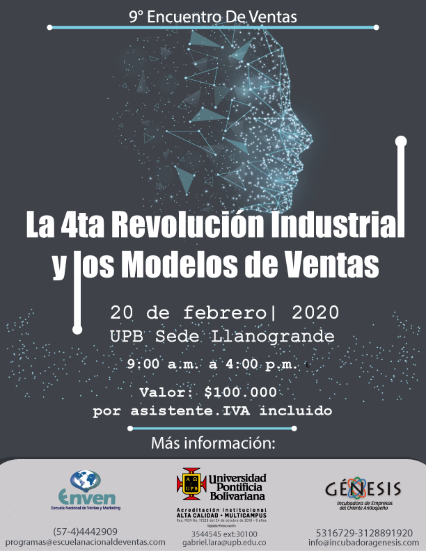 upbcolombia's tweet photo. La Cuarta Revolución Industrial exige que los entornos se comiencen a preparar y transformar y desde #UPBOriente queremos invitarte a que estés listo. 😎
Inscríbete aquí ➡️ https://t.co/JgIhq0J8rK. https://t.co/xzBilrrCeV
