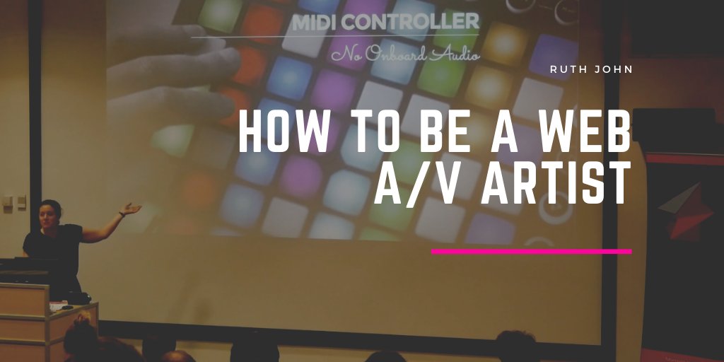 FutureSyncConf's tweet photo. ๐บ #FutureSync19 Recap
@Rumyra // How to be a #web A/V artist
โก๏ธ https://t.co/zt894df3zZ
๐
#FutureSync20 // 16th April 2020 // @PlymUni
https://t.co/YJKLMRAEJU https://t.co/t8Jh2fHgDV