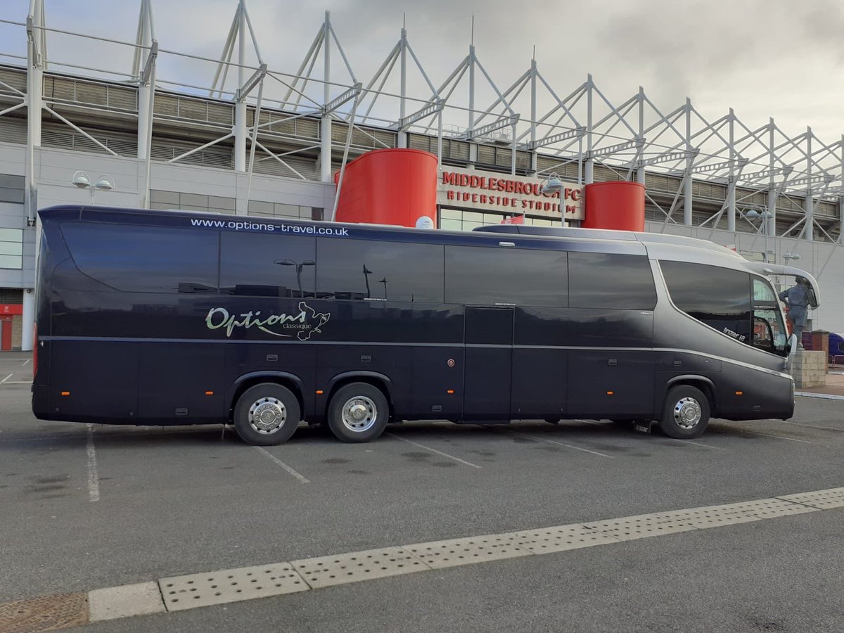 We are <a href="/Boro/">Middlesbrough FC</a> with <a href="/Rovers/">Blackburn Rovers</a> today. Good luck to the boys.