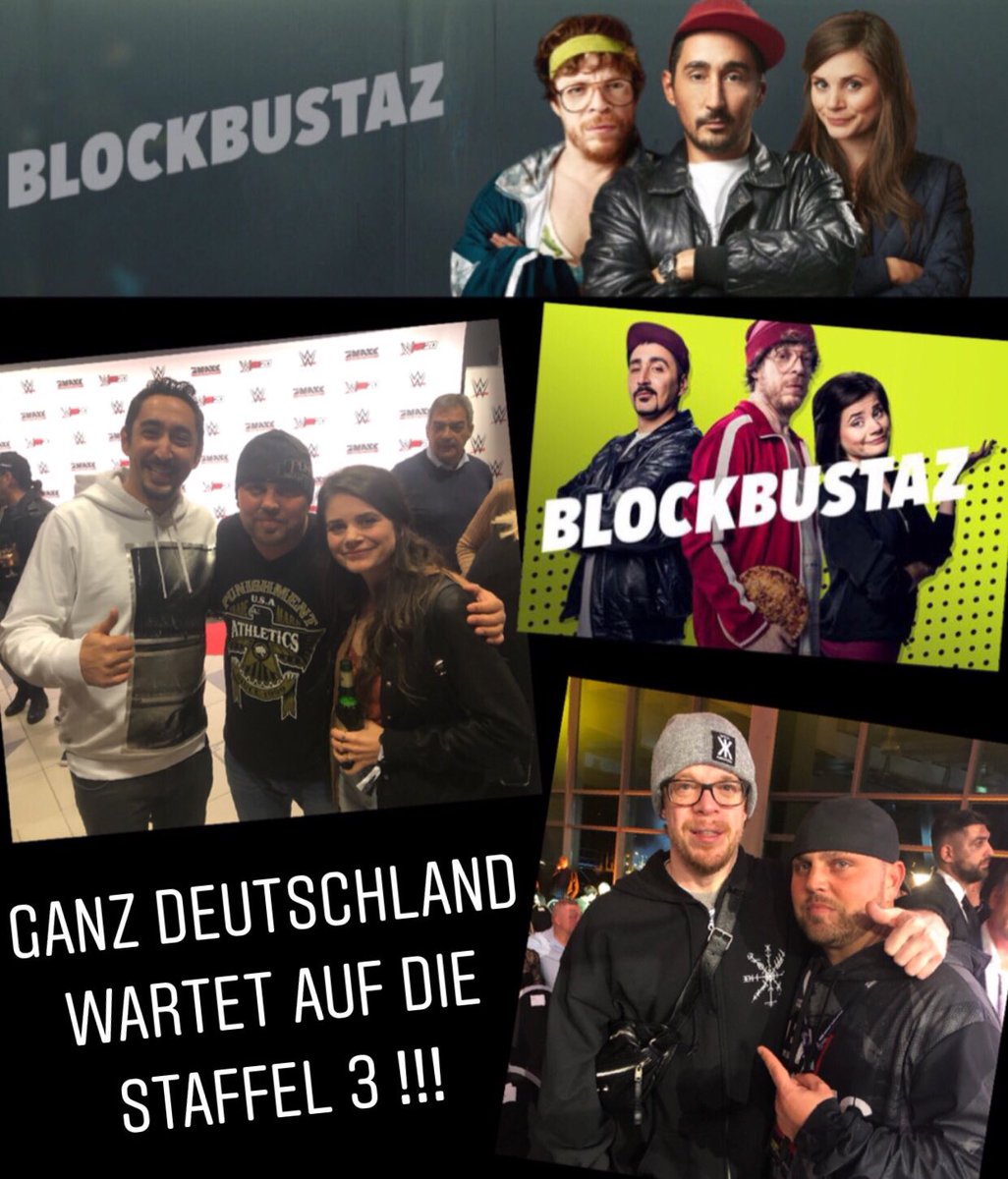 OfficialSaschaK's tweet photo. Liebes @ZDFneo & @NetflixDE wann kommt den endlich die dritte Staffel von @BLOCKBUSTAZ_TV mit @EkoFreezy , @ferrismachtblau & @JoyceIlg an den Start ? Ganz Deutschland warte schon😩damit endlich eine der besten Deutschen Fernsehserien weitergeht !
#blockbustaz #bestedeutscheserie https://t.co/Qo1DFgMUME