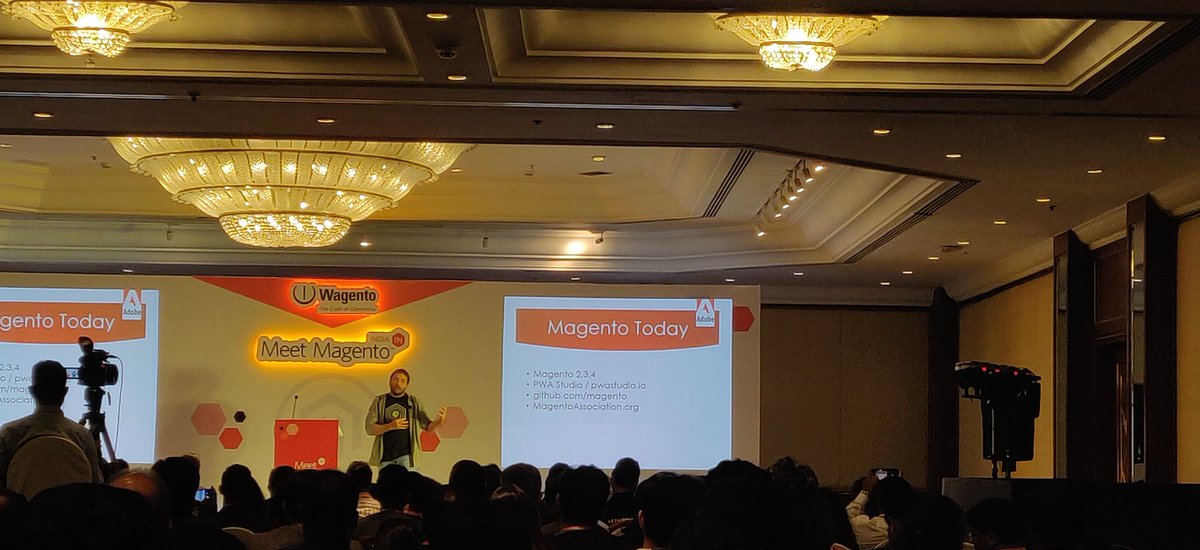 ravi939's tweet photo. #Magento #today by @BenMarks at #mmin20 https://t.co/0gqcmoZJua
